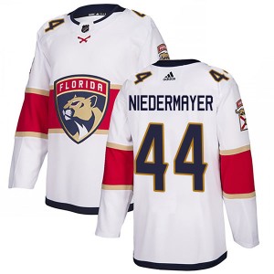 Youth Adidas Florida Panthers Rob Niedermayer White Away Jersey - Authentic