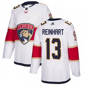 Youth Adidas Florida Panthers Sam Reinhart White Away Jersey - Authentic
