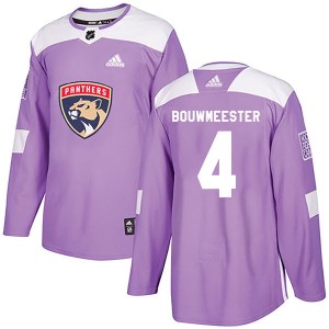 Youth Adidas Florida Panthers Jay Bouwmeester Purple Fights Cancer Practice Jersey - Authentic