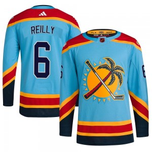Youth Adidas Florida Panthers Mike Reilly Light Blue Reverse Retro 2.0 Jersey - Authentic