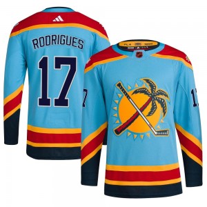 Youth Adidas Florida Panthers Evan Rodrigues Light Blue Reverse Retro 2.0 Jersey - Authentic