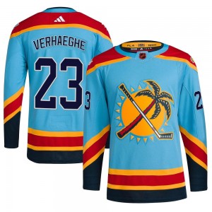 Youth Adidas Florida Panthers Carter Verhaeghe Light Blue Reverse Retro 2.0 Jersey - Authentic