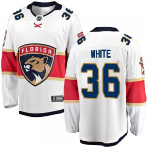 Youth Fanatics Branded Florida Panthers Colin White White Away Jersey - Breakaway