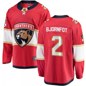 Youth Fanatics Branded Florida Panthers Tobias Bjornfot Red Home Jersey - Breakaway