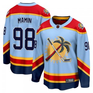 Men's Fanatics Branded Florida Panthers Maxim Mamin Light Blue Special Edition 2.0 Jersey - Breakaway