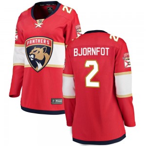 Women's Fanatics Branded Florida Panthers Tobias Bjornfot Red Home Jersey - Breakaway