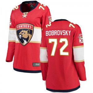 Women's Fanatics Branded Florida Panthers Sergei Bobrovsky Red Home Jersey - Breakaway