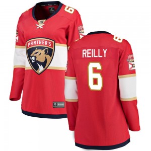 Women's Fanatics Branded Florida Panthers Mike Reilly Red Home Jersey - Breakaway