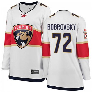 Women's Fanatics Branded Florida Panthers Sergei Bobrovsky White Away Jersey - Breakaway