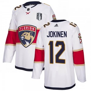 Men's Adidas Florida Panthers Olli Jokinen White Away 2023 Stanley Cup Final Jersey - Authentic