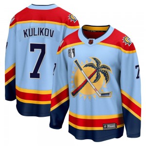 Youth Fanatics Branded Florida Panthers Dmitry Kulikov Light Blue Special Edition 2.0 2023 Stanley Cup Final Jersey - Breakaway