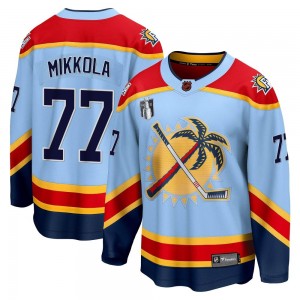 Youth Fanatics Branded Florida Panthers Niko Mikkola Light Blue Special Edition 2.0 2023 Stanley Cup Final Jersey - Breakaway