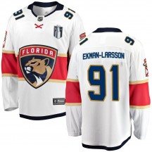 Men's Fanatics Branded Florida Panthers Oliver Ekman-Larsson White Away 2023 Stanley Cup Final Jersey - Breakaway