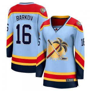 Women's Fanatics Branded Florida Panthers Aleksander Barkov Light Blue Special Edition 2.0 Jersey - Breakaway