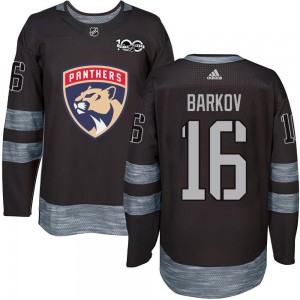 Youth Florida Panthers Aleksander Barkov Black 1917-2017 100th Anniversary Jersey - Authentic