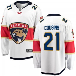 Men's Fanatics Branded Florida Panthers Nick Cousins White Away Jersey - Breakaway