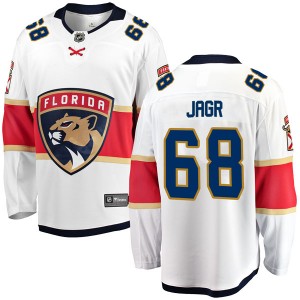 Men's Fanatics Branded Florida Panthers Jaromir Jagr White Away Jersey - Breakaway