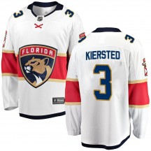 Men's Fanatics Branded Florida Panthers Matt Kiersted White Away Jersey - Breakaway