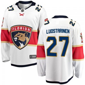 Men's Fanatics Branded Florida Panthers Eetu Luostarinen White ized Away Jersey - Breakaway