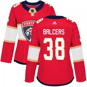 Women's Adidas Florida Panthers Rudolfs Balcers Red Home Jersey - Authentic