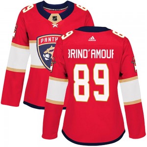 Women's Adidas Florida Panthers Skyler Brind'Amour Red Home Jersey - Authentic