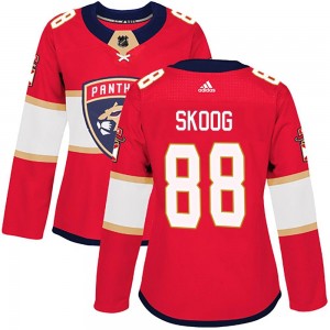 Women's Adidas Florida Panthers Wilmer Skoog Red Home Jersey - Authentic