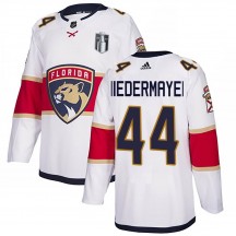 Youth Adidas Florida Panthers Rob Niedermayer White Away 2023 Stanley Cup Final Jersey - Authentic