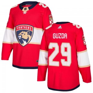 Men's Adidas Florida Panthers Mack Guzda Red Home Jersey - Authentic