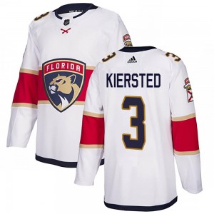 Men's Adidas Florida Panthers Matt Kiersted White Away Jersey - Authentic