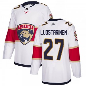 Men's Adidas Florida Panthers Eetu Luostarinen White ized Away Jersey - Authentic