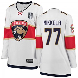 Women's Fanatics Branded Florida Panthers Niko Mikkola White Away 2023 Stanley Cup Final Jersey - Breakaway