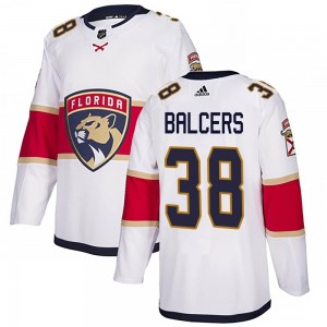 Youth Adidas Florida Panthers Rudolfs Balcers White Away Jersey - Authentic