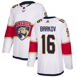 Youth Adidas Florida Panthers Aleksander Barkov White Away Jersey - Authentic