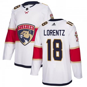 Youth Adidas Florida Panthers Steven Lorentz White Away Jersey - Authentic