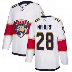 Youth Adidas Florida Panthers Josh Mahura White Away Jersey - Authentic