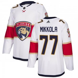 Youth Adidas Florida Panthers Niko Mikkola White Away Jersey - Authentic