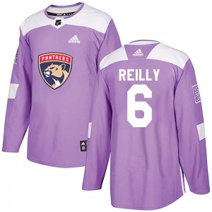 Youth Adidas Florida Panthers Mike Reilly Purple Fights Cancer Practice Jersey - Authentic