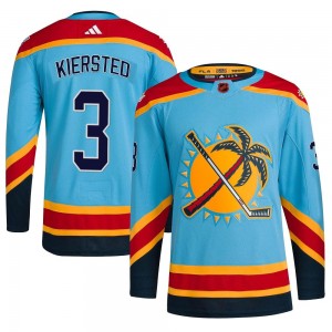 Youth Adidas Florida Panthers Matt Kiersted Light Blue Reverse Retro 2.0 Jersey - Authentic