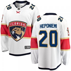 Youth Fanatics Branded Florida Panthers Aleksi Heponiemi White Away Jersey - Breakaway