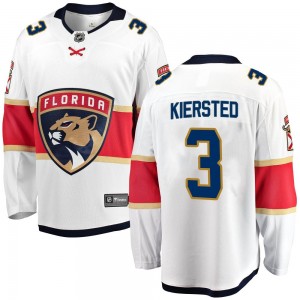 Youth Fanatics Branded Florida Panthers Matt Kiersted White Away Jersey - Breakaway