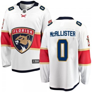 Youth Fanatics Branded Florida Panthers Ryan McAllister White Away Jersey - Breakaway