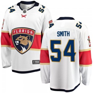Youth Fanatics Branded Florida Panthers Givani Smith White Away Jersey - Breakaway