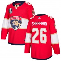 Youth Adidas Florida Panthers Ray Sheppard Red Home 2023 Stanley Cup Final Jersey - Authentic