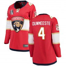 Women's Fanatics Branded Florida Panthers Jay Bouwmeester Red Home 2023 Stanley Cup Final Jersey - Breakaway