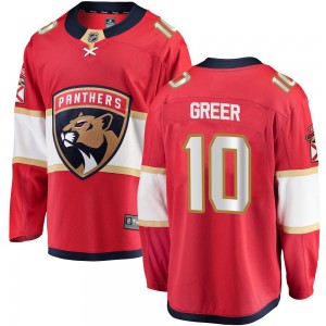 Youth Fanatics Branded Florida Panthers A.J. Greer Red Home Jersey - Breakaway