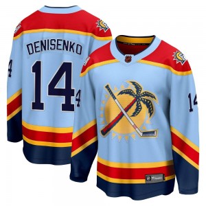 Men's Fanatics Branded Florida Panthers Grigori Denisenko Light Blue Special Edition 2.0 Jersey - Breakaway