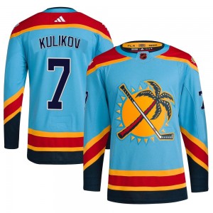 Men's Adidas Florida Panthers Dmitry Kulikov Light Blue Reverse Retro 2.0 Jersey - Authentic