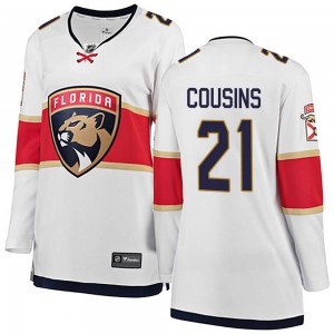 Women's Fanatics Branded Florida Panthers Nick Cousins White Away Jersey - Breakaway