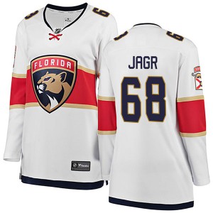 Women's Fanatics Branded Florida Panthers Jaromir Jagr White Away Jersey - Breakaway