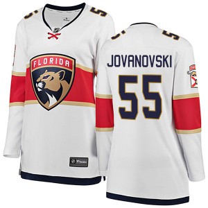 Women's Fanatics Branded Florida Panthers Ed Jovanovski White Away Jersey - Breakaway